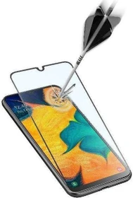 Cellularline Second Glass Capsule für Samsung Galaxy A40 schwarz
