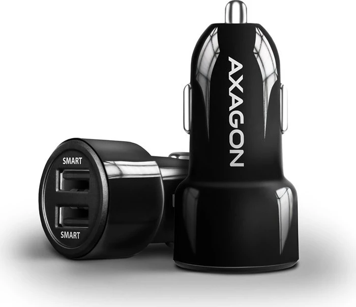 Axagon PWC-5V5 2.4A + 2.4A Car Charger schwarz