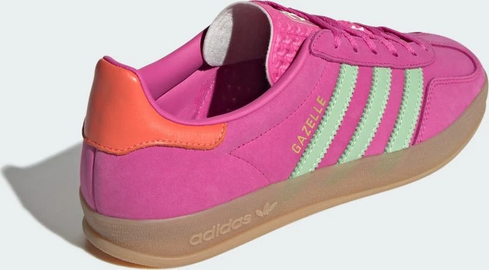 adidas Gazelle Indoor semi lucid fuchsia/semi green spark/signal coral (Damen)