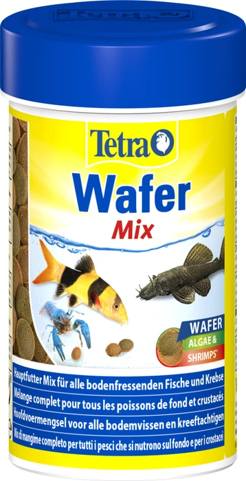 Tetra Wafer Mix Hauptfutter für Bodenfische und Krebse, 48g, 100ml