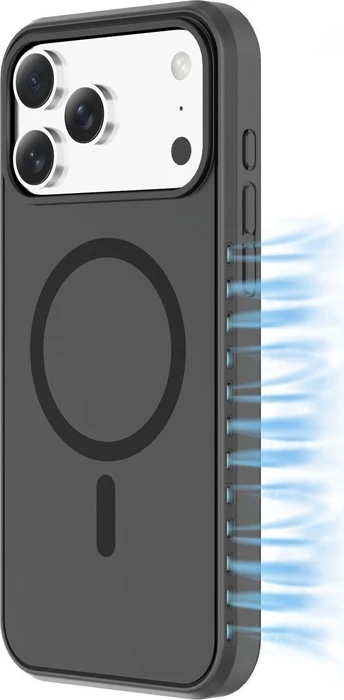 Cellularline Icy Mag für Apple iPhone 17 Pro Max schwarz