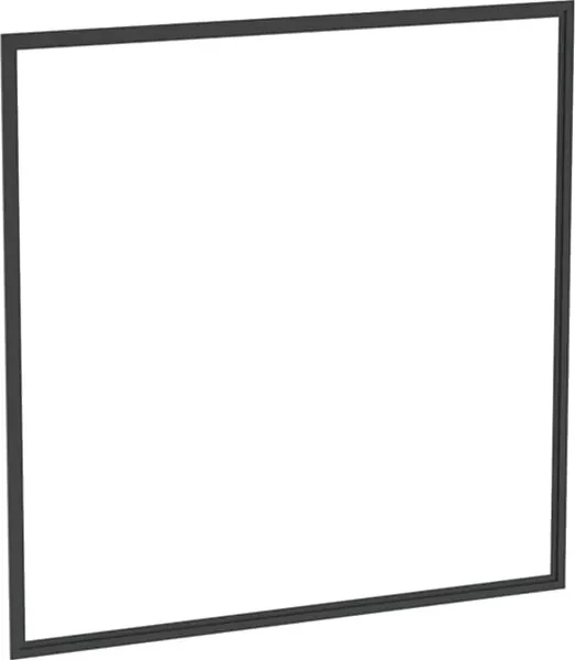 Geberit Abdeckrahmen für Geberit ONE Spiegelschrank, UP-Montage, Breite 105cm, schwarz matt/Aluminium pulverbeschichtet