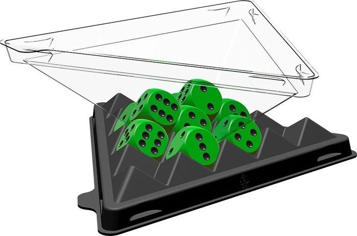 Spiel mini Würfelpyramide grün