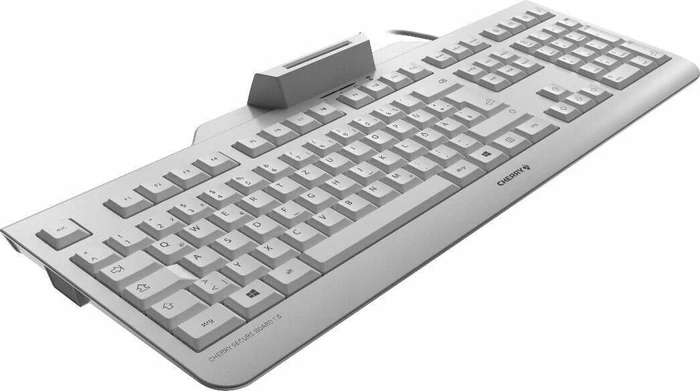 Cherry Secure Board 1.0-grau, weiß, USB, CH