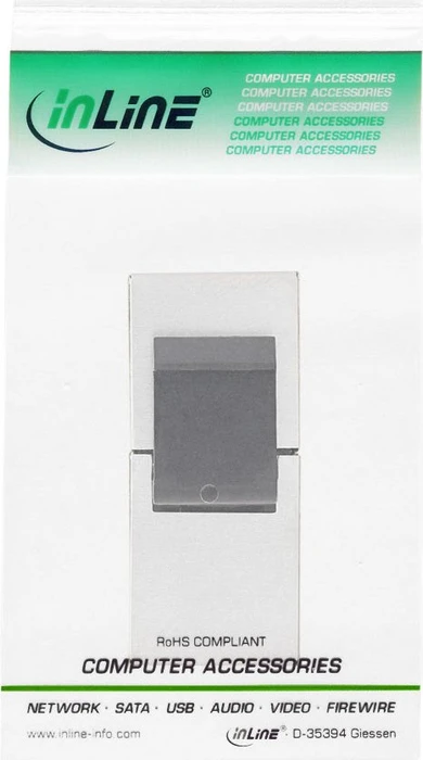 InLine Keystone Modul RJ-45 Buchse via RJ-45 Buchse Cat5e, SNAP-In