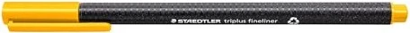 Staedtler triplus fineliner 334 0.3mm sonnengelb