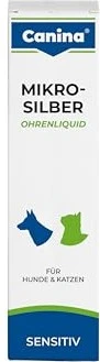 Canina Mikrosilber-Ohrenliquid für Hunde & Katzen, 50ml