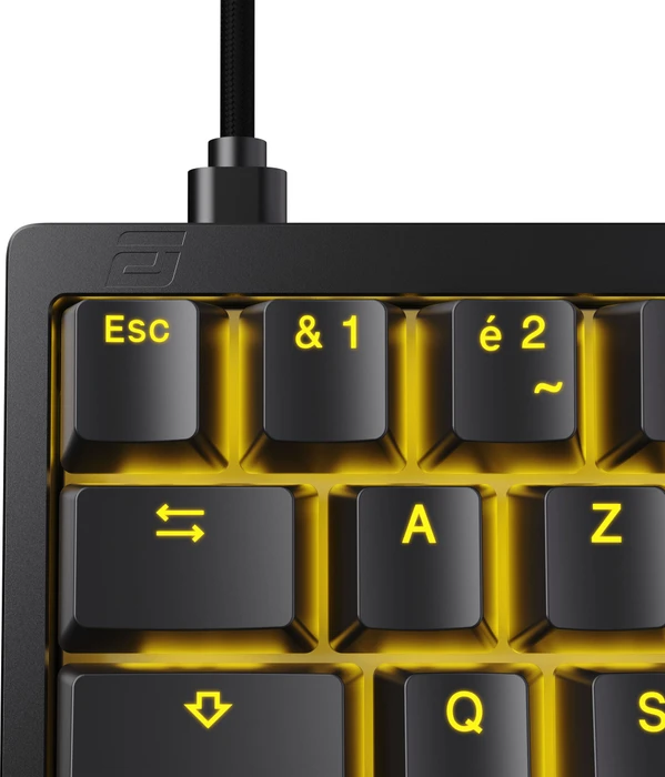 Endgame Gear KB65HE Hall Effect Gaming Tastatur, schwarz, LEDs RGB, Gateron KS-37B Magnetic, USB, FR