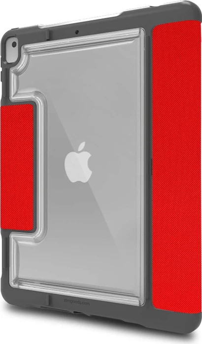 STM Dux Plus Duo rot/transparent, iPad 10.2" 7th/8th/9th gen