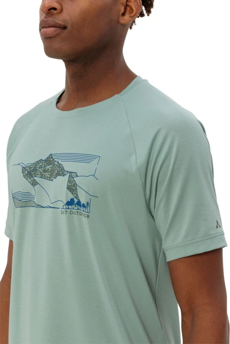Vaude Gleann II Funktionsshirt kurzarm dusty fern (Herren)