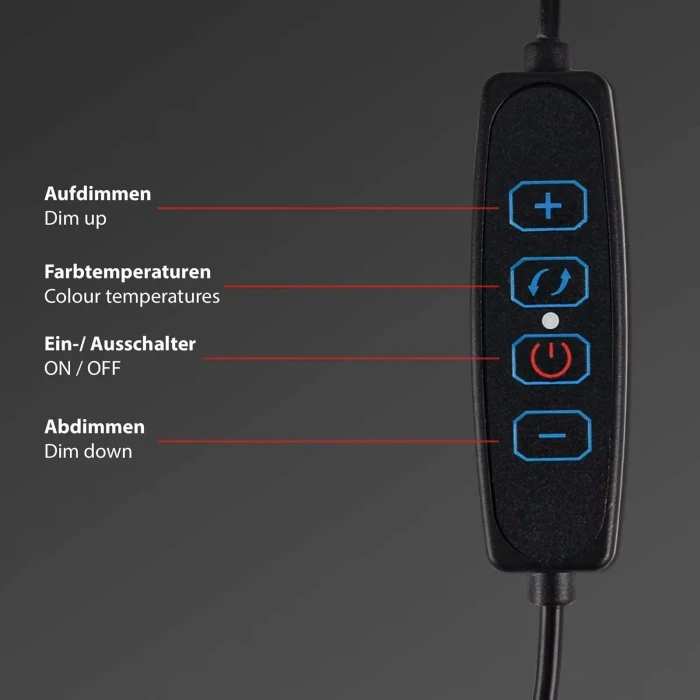 Briloner CCT Monitorleuchte, LED-Lampe für Monitore, dimmbar, silber, USB
