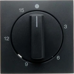 Berker S.1/B.3/B.7 Zentralstück für mechanische Zeitschaltuhr, anthrazit matt