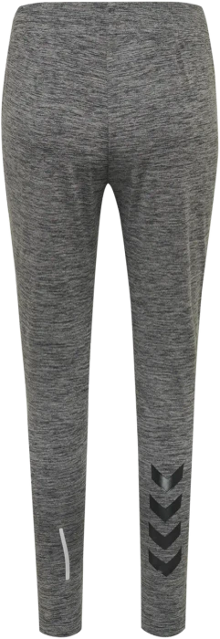 hummel Selby Tapered Trainingshose lang grey melange