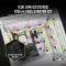 Corsair iCUE LINK QX120 RGB Starter Kit, weiß, LED-Steuerung, 120mm, 3er-Pack Vorschaubild