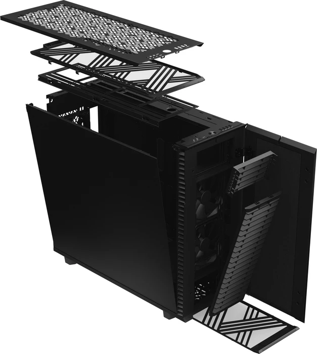Fractal Design Define 7 XL Black Solid, schallgedämmt