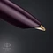 Parker 51 plum resin/gold trim, rechte Hand, mittel, Geschenkbox Vorschaubild