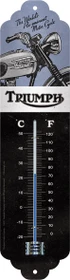 Nostalgic Art Retro Thermometer Triumph Motorcycle, analog