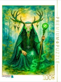 Calvendo Geheimnisvolle keltische Druidin mit Geweih und Kraft