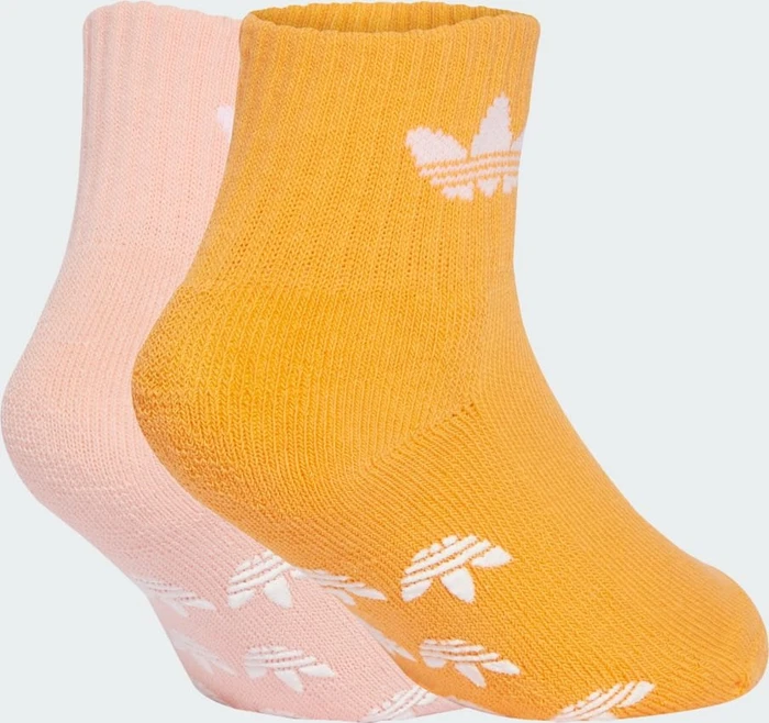 adidas Anti-Slip Socken haze coral/real gold, 2 Paare (Junior)