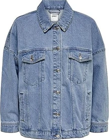 ONLY Caroline Oversize Jeansjacke medium blue denim (Damen)