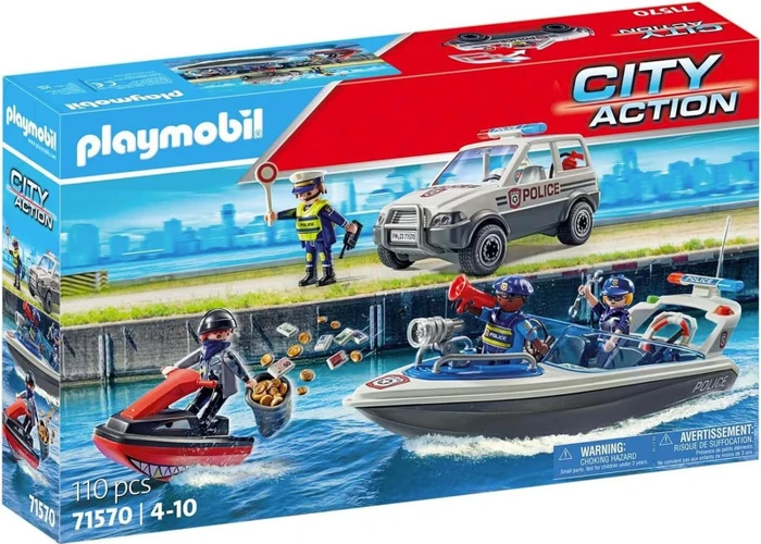 playmobil City Action Polizeijagd im Wasser
