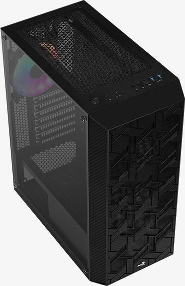 AeroCool Hive FRGB, inkl. 1x Lüfter, Glasfenster
