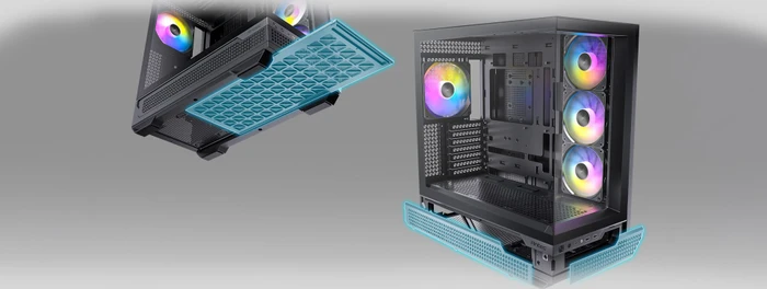 Antec C7 Black ARGB, Glasfenster