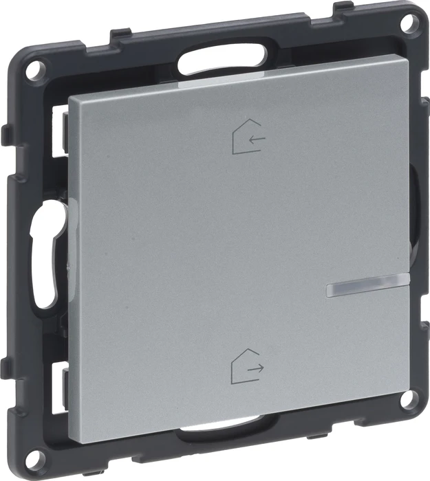 Legrand Seano with Netatmo Master-Switch Kommen/Gehen aluminium