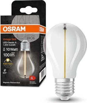 Osram Ledvance Filament LED Vintage 1906 Clas A 10 1.8W/827 E27