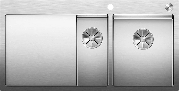 Blanco Claron 6 S-IF InFino Einbau Becken rechts mit Ablauffernbedienung edelstahl