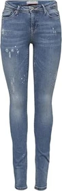 ONLY Skinny Mid Shape Jeans medium blue denim (Damen)