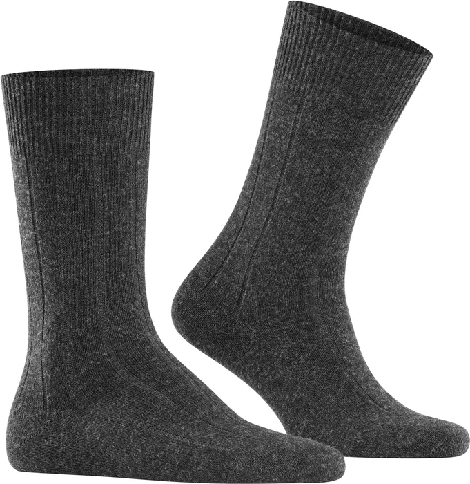 Falke Lhasa Rib Socken anthra.mel (Herren)