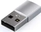Satechi USB-A 3.0 [Stecker] auf USB-C 3.0 [Buchse] Adapter, silver Vorschaubild