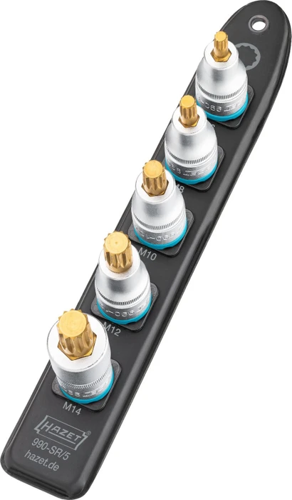 Hazet 990-SR/5 SmartRail Steckschlüsselsatz, 5-tlg.