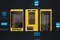 Thermaltake The Tower 200 Bumblebee, gelb, Glasfenster, Mini-ITX Vorschaubild
