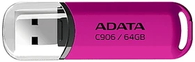 ADATA Classic Series C906 64GB rosa, USB-A, USB 2.0