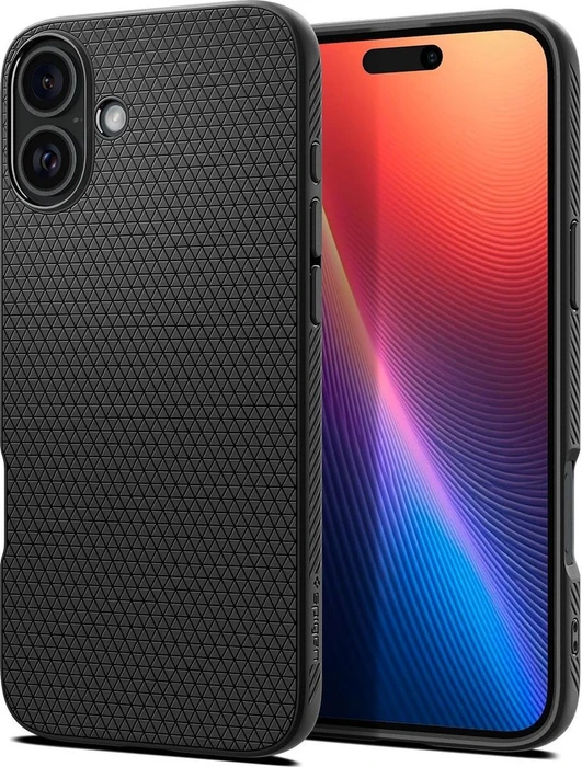 Spigen Liquid Air für Apple iPhone 16 Plus Matte Black