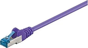 goobay Patchkabel, Cat6a, S/FTP, RJ-45/RJ-45, 2m, violett