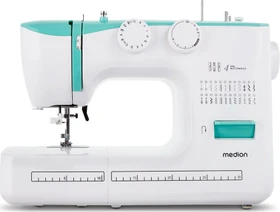Medion Life SM60 MD10689 Nähmaschine weiß/türkis