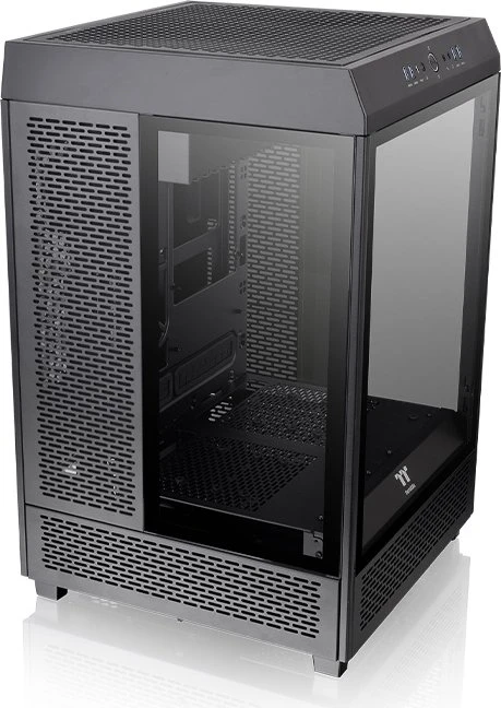 Thermaltake The Tower 500, schwarz, Glasfenster