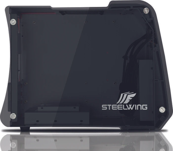 Enermax Steelwing Dynamic Red rot, Glasfenster