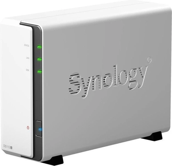 Synology DiskStation DS112j, 128MB RAM, 1x RJ-45 1000Base-T, 2x USB-A 2.0