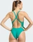 adidas Logo C-Back Badeanzug equipment green/white (Damen) Vorschaubild