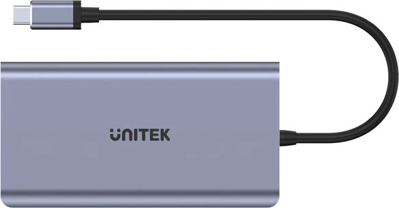 Unitek uHUB 08+ 8-in-1, USB-C 3.0 [Stecker]
