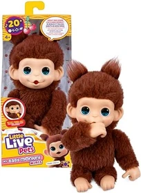 Moose Toys Little Live Pets My Baby Mini Monkey Chikki Cherry