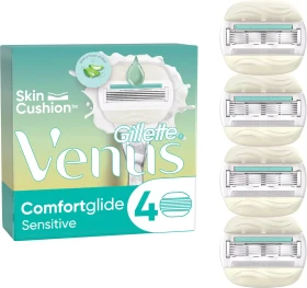 Gillette Venus Comfortglide Sensitive Rasierklinge, 4 Stück