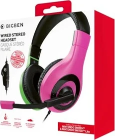 BigBen Stereo Gaming Headset V1 für Switch pink/grün