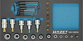 Hazet 163-192/24 Torx Bitset/Steckschlüsselsatz, 24-tlg.