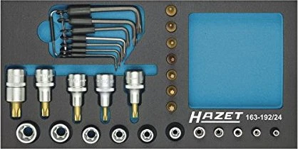 Hazet 163-192/24 Torx Bitset/Steckschlüsselsatz, 24-tlg.