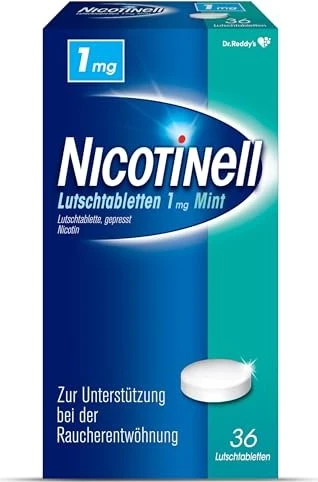 Nicotinell 1mg Mint Lutschtabletten, 36 Stück